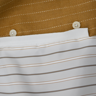 Parineti Camel Linen Blend Dickey Jacket