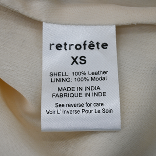 Ivory Laser-Cut Suede Blazer