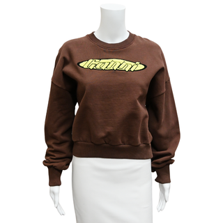 Isoli Chicory Coffee Brown Logo Sweatshirt