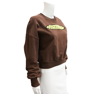 Isoli Chicory Coffee Brown Logo Sweatshirt