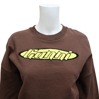 Isoli Chicory Coffee Brown Logo Sweatshirt