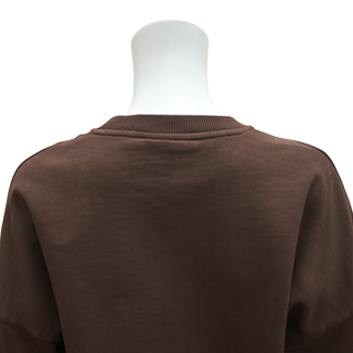 Isoli Chicory Coffee Brown Logo Sweatshirt