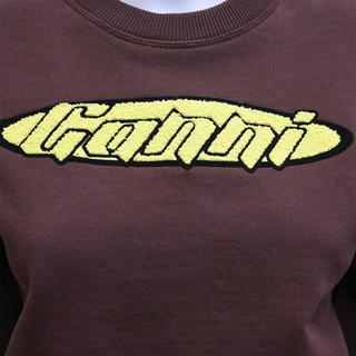 Isoli Chicory Coffee Brown Logo Sweatshirt