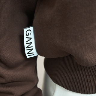 Isoli Chicory Coffee Brown Logo Sweatshirt