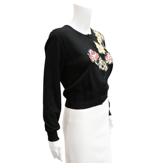 Floral Embroidered Cardigan