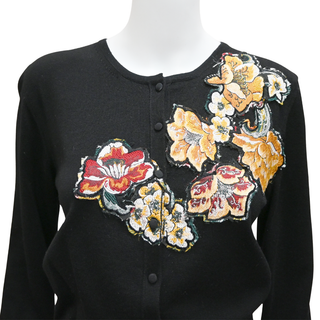 Floral Embroidered Cardigan