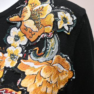 Floral Embroidered Cardigan
