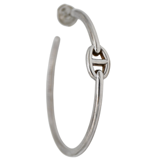 Chain d'Ancre Enchainee Hoop Earrings