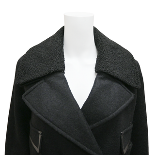 Double-Breasted Bouclé Jacket