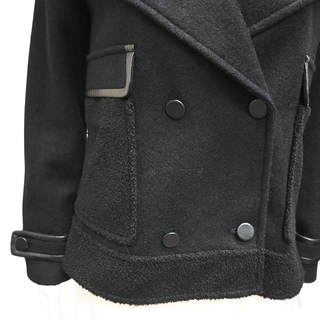 Double-Breasted Bouclé Jacket