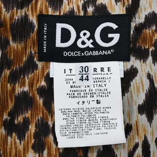 DOLCE & GABBANA | Houndstooth & Leather-Trim Trench Coat