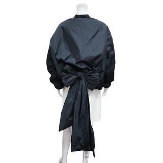 CECILIE BAHNSEN | Ubon Back-Bow Recycled-Taffeta Bomber Jacket