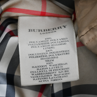 BURBERRY LONDON | Dark Beige Quilted Jacket W/ Belt & Hood