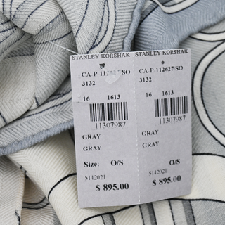 RANI ARABELLA | Light Gray Equestrian Poncho