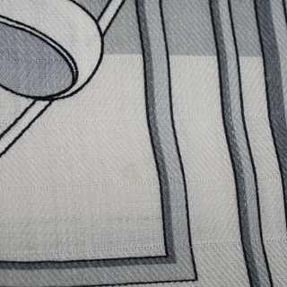 RANI ARABELLA | Light Gray Equestrian Poncho