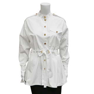 ALEXANDER MCQUEEN | Cinch Cotton Blouse