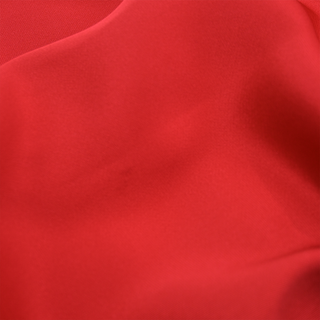 VALENTINO | Red Lace-Trim Midi Dress