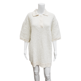 ISABEL MARANT | Imelda Ecru Tweed Polo Dress