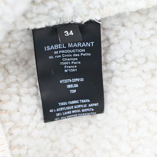 ISABEL MARANT | Imelda Ecru Tweed Polo Dress