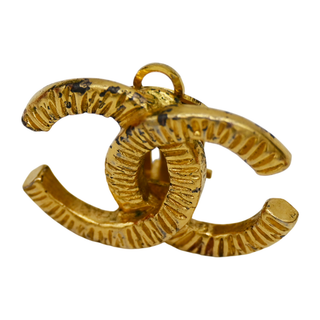 CHANEL | Textured CC Clip-On Earrings