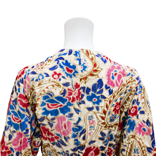 ISABEL MARANT | Mucio Floral Knotted Velvet Top