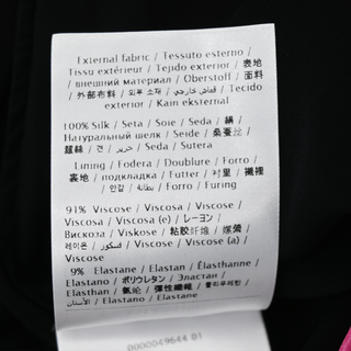 VALENTINO | Striped Pleated Silk Midi Skirt