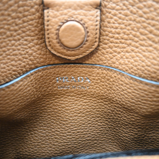 PRADA | Caramel 2-Strap 'Mini' Leather Crossbody Bag