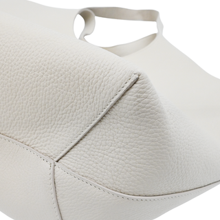 ANINE BING | Lili Sand Pebbled Leather Tote Bag