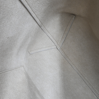 ANINE BING | Lili Sand Pebbled Leather Tote Bag