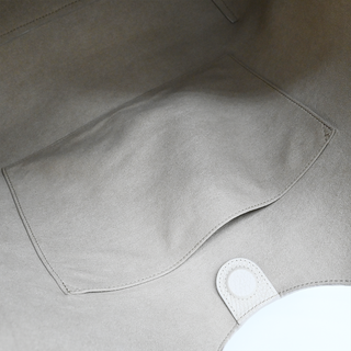 ANINE BING | Lili Sand Pebbled Leather Tote Bag