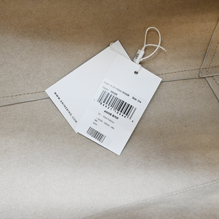 ANINE BING | Lili Sand Pebbled Leather Tote Bag