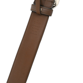 GUCCI | Interlocking G Brown Leather Belt