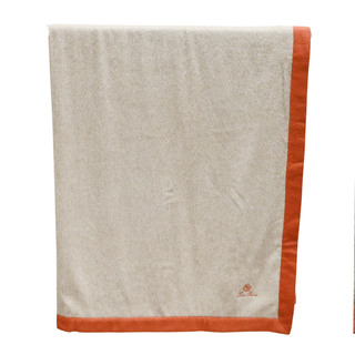 LORO PIANA | Kummel & Orange Cashmere Blanket Shawl
