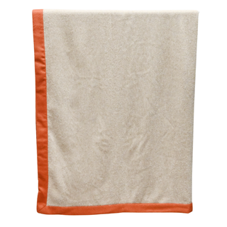 LORO PIANA | Kummel & Orange Cashmere Blanket Shawl