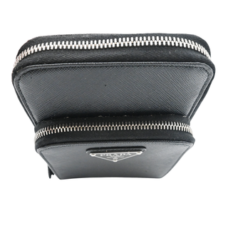 PRADA | Saffiano Leather Smartphone Logo Crossbody Bag