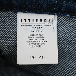 PIERRE BALMAIN | Blue Wash Moto Skinny Jeans