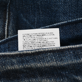 PIERRE BALMAIN | Blue Wash Moto Skinny Jeans