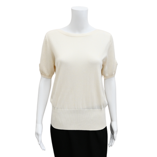 MAX MARA | Ivory Lightweight Knit Sweater