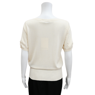 MAX MARA | Ivory Lightweight Knit Sweater