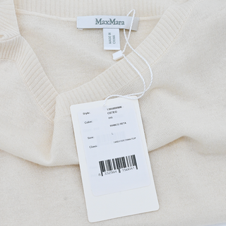 MAX MARA | Ivory Lightweight Knit Sweater