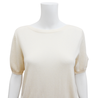 MAX MARA | Ivory Lightweight Knit Sweater