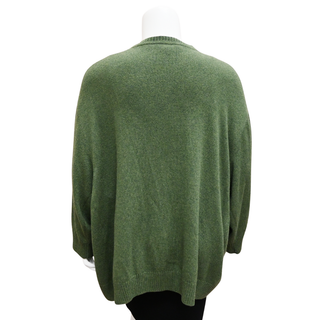 GUCCI | Green Cashmere Horsebit Cardigan