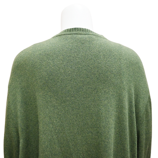 GUCCI | Green Cashmere Horsebit Cardigan