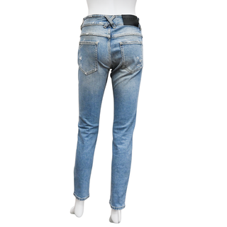GIVENCHY | Light Wash Distressed Skinny Jeans