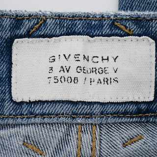 GIVENCHY | Light Wash Distressed Skinny Jeans
