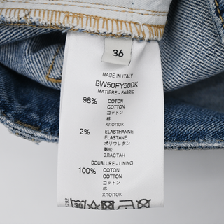 GIVENCHY | Light Wash Distressed Skinny Jeans