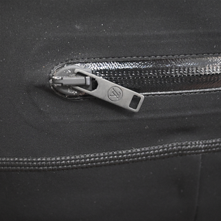 LOUIS VUITTON | Black Neoprene Monogram-Trim Leggings