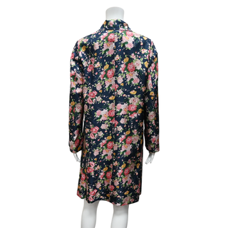 PERO | Embroidered Floral Long Coat