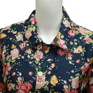 PERO | Embroidered Floral Long Coat