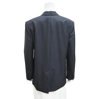 CELINE | Navy Blue Pinstripe Wool Blazer